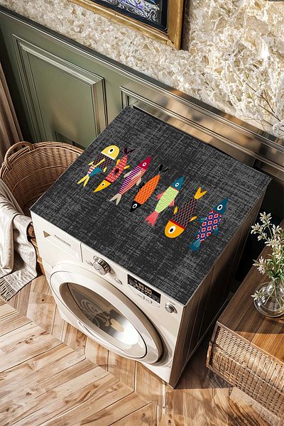 df home Washing Machine Dryer Mat Anti-Slip Washable/ Cmsr-8