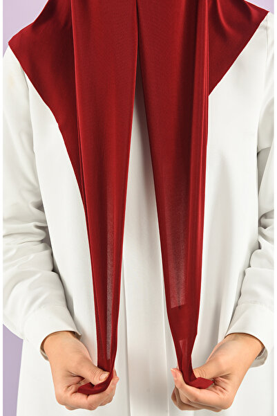 sefamerve Practical Plug-in Scarf 1157-14 - Cherry