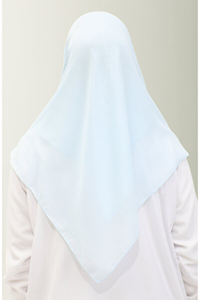 sefamerve Μπλε υπερμεγέθη απλό κασκόλ - BDBAWAL-03