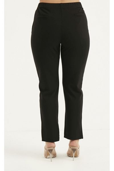 sefamerve Pantaloni negri marimi mari - Model 1030A-02