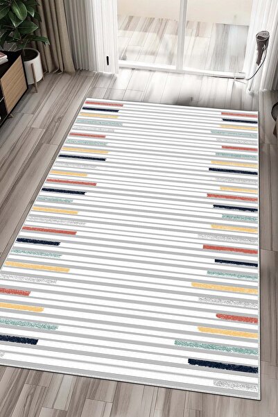 Evimle Makinede yıkanabilir kaymaz taban leke tutmaz mutfak halısı salon halı...