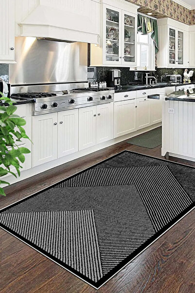 df home Kesme mutfak halısı Desenli Dijital Baskı Yıkanabilir Kaymaz Taban  İ...