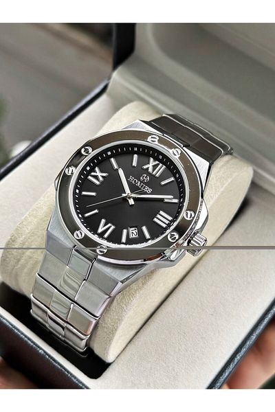 Homies With Steel Calendar Guaranteed Men's Wristwatch Bracelet Gift Hmd344S