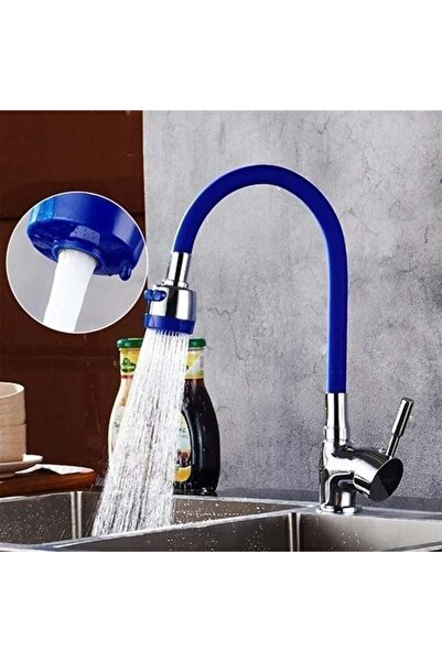 N&M STORE ® أنبوب صنبور كوبار موفر للطاقة برأس متحرك ورأس أزرق