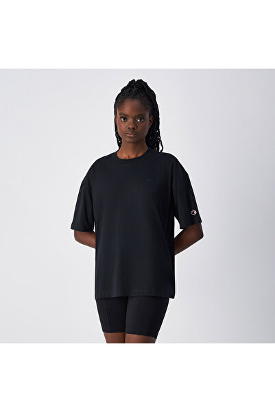 Champion Dámské černé tričko Crewneck SS - 117865-KK001