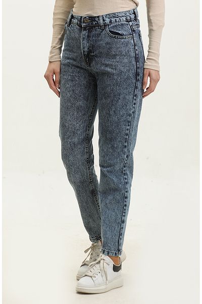 sefamerve Blaue Boyfrend-Jeans – Taschen, Modell 0190-01