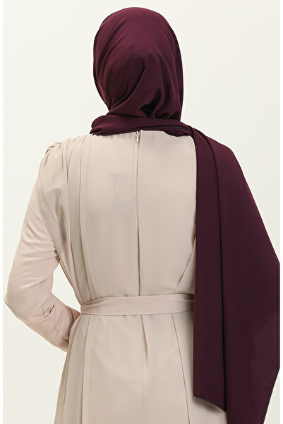 sefamerve Aymina 8612-06 Βαμβακερό σάλι από μετάξι δαμάσκηνου