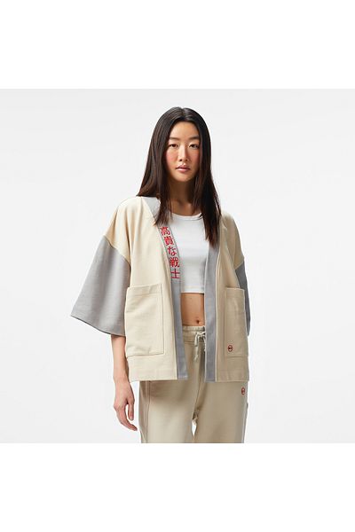 United 4 Unıted4 Women's Cream Kimono Top