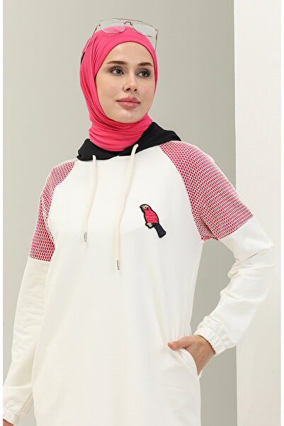 sefamerve File Detaylı Garnili Eşofman Takım 70080-03 Fuşya