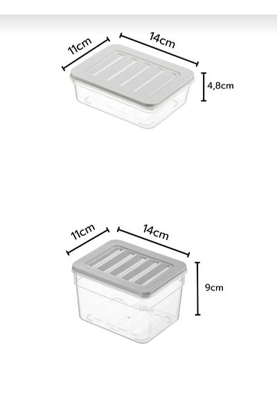 VİZYON Freezer organizer storage container refrigerator organizer set