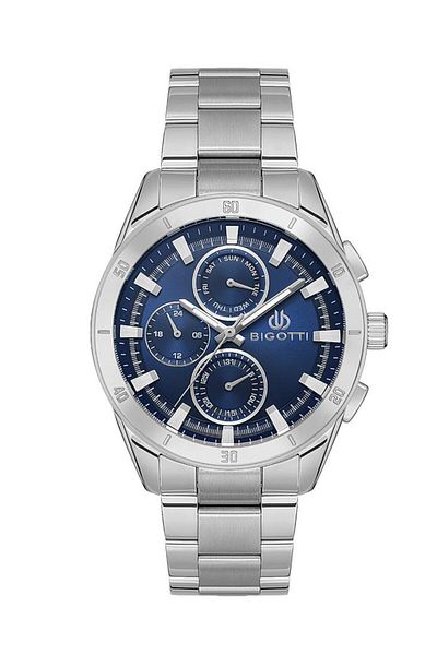 Bigotti Bg.1.10531-2 All Functions Active Steel Cord Metallic Color Men's Wristwatch