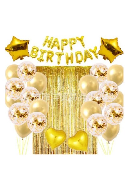 Teo Set 24 de baloane folie si latex, 10 baloane latex simple, 10 bloane late...