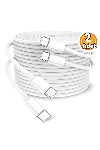m.tk moveteck 2Adet 60W Destekli Iphone Samsung Uyumlu Type C To Type C Hızlı...