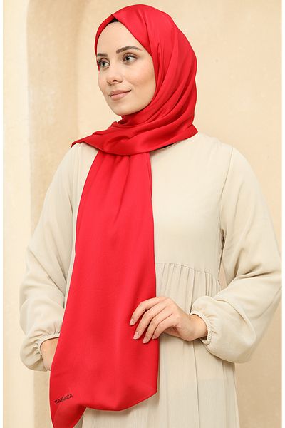 sefamerve Nursema 81001-15 Σκούρο κόκκινο Sandy Silk Shawl