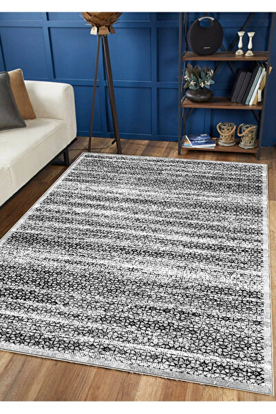 Hülya Home Eskitme Desenli Dijital Baskı Yıkanabilir Kaymaz Taban Ince Salon ...