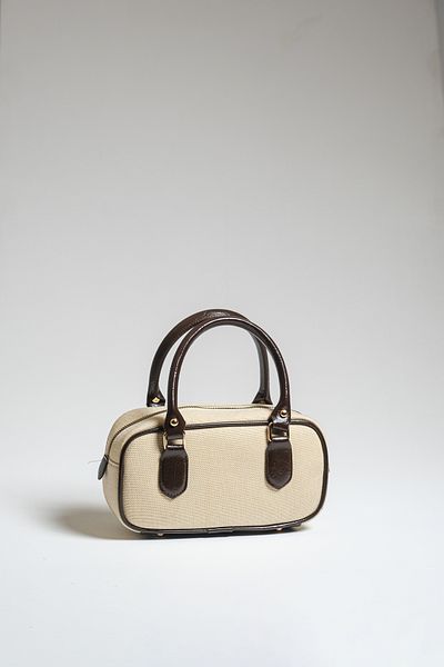 Çantacımstore Women's Straw Look Mini Tote Bag Brown