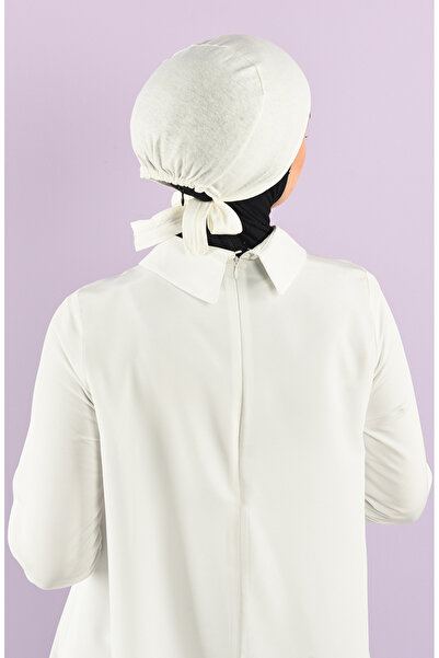sefamerve Stitched Combed Bonnet 90106-03 Ecru