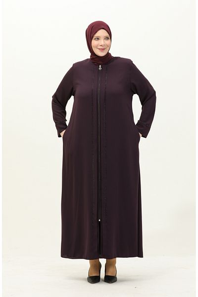 sefamerve Μεγάλο μέγεθος Stoned Ferace 4005-05 Plum
