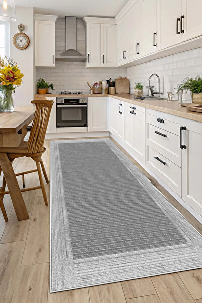 Evimle Makinede yıkanabilir kaymaz taban leke tutmaz mutfak halısı salon halı...