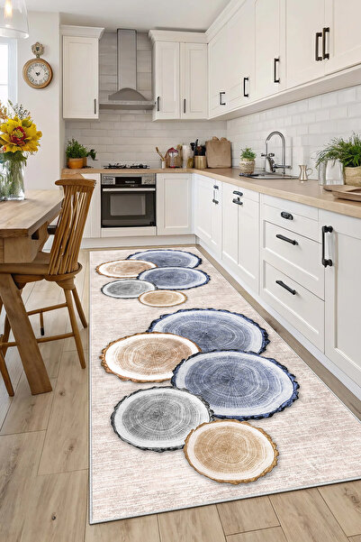 Evimle Makinede yıkanabilir kaymaz taban leke tutmaz mutfak halısı salon halısı /7019 Dikdörtgen