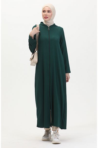 sefamerve Bürümcük Υφασμάτινη κουκούλα Sports Ferace 1045-05 Emerald Green