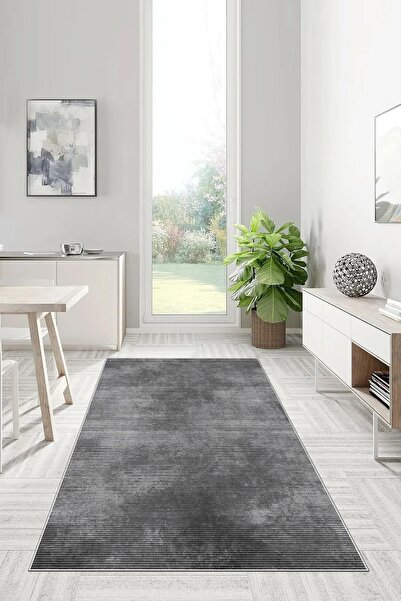 UZZA Salon Halısı Geometrik İskandinav Eskitmeli Dijital Baskı Yıkanabilir Kaymaz Taban  8084+