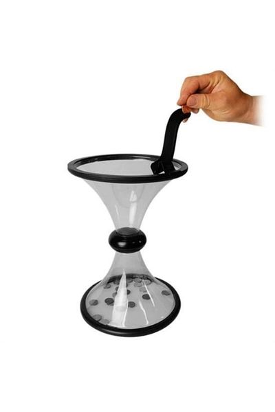Belle Fusion Fun Funnel-Shaped Interesting Transparent Money Savings Money Box