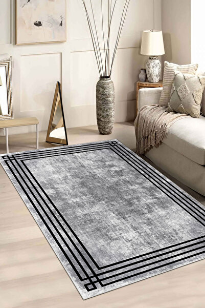 Evimle Makinede yıkanabilir kaymaz taban leke tutmaz mutfak halısı salon halı...