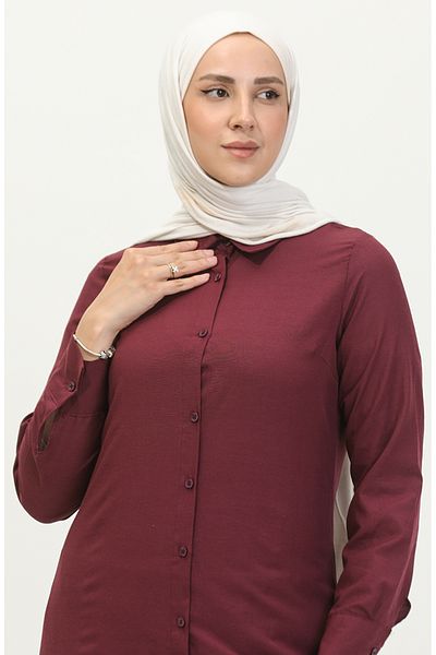 sefamerve Tunica cu nasturi de prune - 6111-07