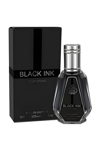 Fragrance World Άρωμα Black Ink, Fragrance World, eau de parfum 50 ml, ανδρικό - εμπνευσμένο από το Encre Noire της Lalique