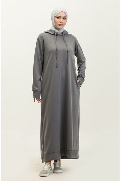 sefamerve Smoked Hood Sports Dress - Two Thread 0190-14