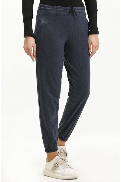 sefamerve Indigo Jogger Sweatpants με τσέπες με φερμουάρ - 23016-01