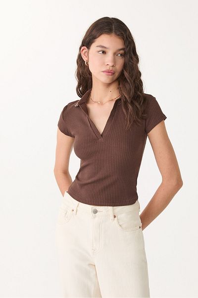 Stradivarius Basic polo T-shirt