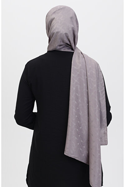 sefamerve Σάλι Madame Mary Ivy Jacquard 19088-03 Γκρι