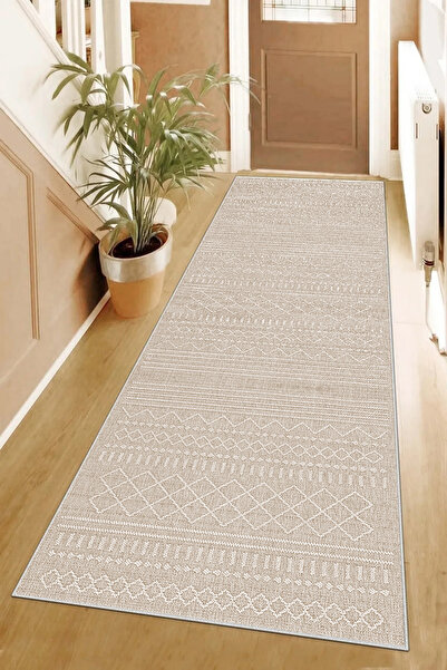 Salon Carpet Geometric Scandinavian Dustproof Digital Printing Washable Anti-Slip Base  8140