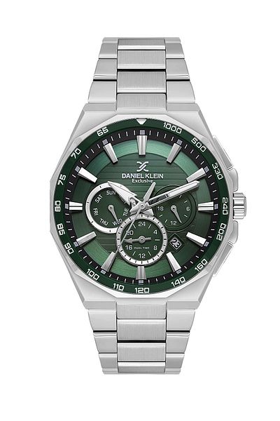 Daniel Klein Sport Stylish Men's Wristwatch with Duat Time Feature
