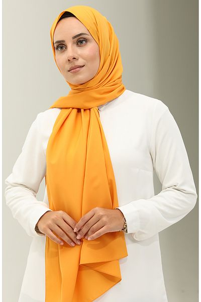 sefamerve Medina Silk Flat Wrap - 2027-17 Χρυσό