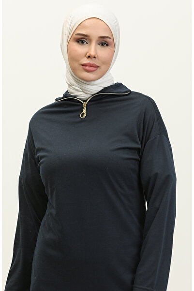 sefamerve Fermuarlı Eşofman Takım 2146-07 Lacivert