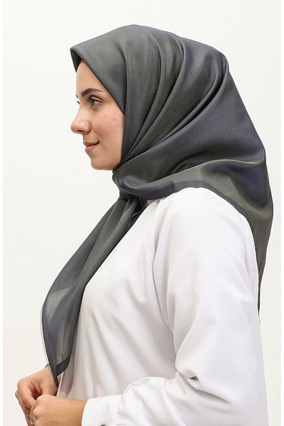 sefamerve Navy Blue Plain Scarf - 1266-45 Model