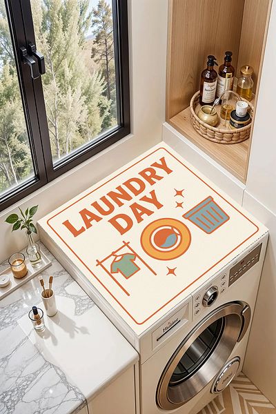 df home Washing Machine Dryer Mat Anti-Slip Washable/ Cmsr-13