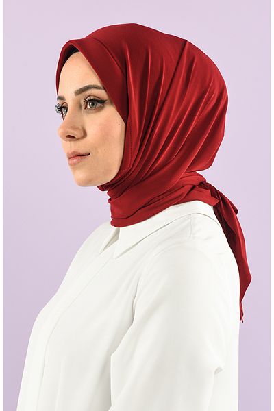 sefamerve Πρακτικό Snap On Scarf 1157-14 - Cherry