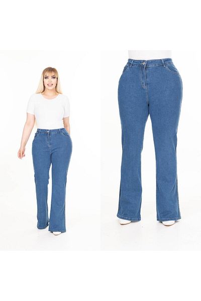SERRAXXL Spanish Leg Large Size Denim Jeans Pants