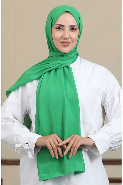 sefamerve Ice Blue Soft Cotton Shawl - Μοντέλο 2000-49