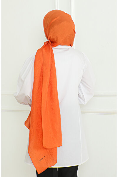 sefamerve Πορτοκαλί σάλι Karaca - 81058-01 Μοντέλο