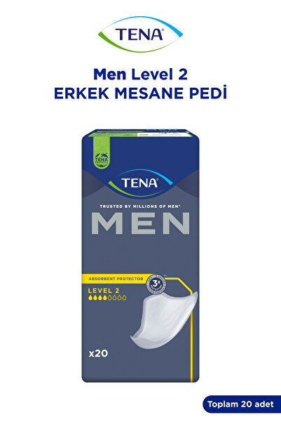 TENA Men Level-2 Erkek Mesane Pedi  4 Damla  20'li Paket