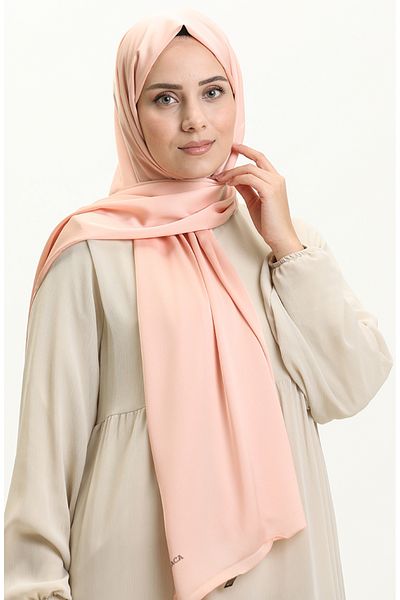 sefamerve Nursema Silk Sand Wrap - Ελαφρύ σολομό 81001-38