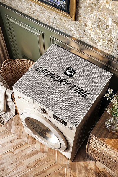 df home Washing Machine Dryer Mat Anti-Slip Washable/ Cmsr-2