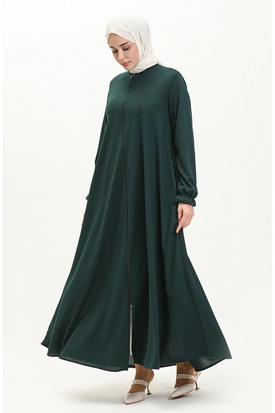 sefamerve Emerald Green Mevlana Ferace - Pocketed, Μοντέλο 0694-02