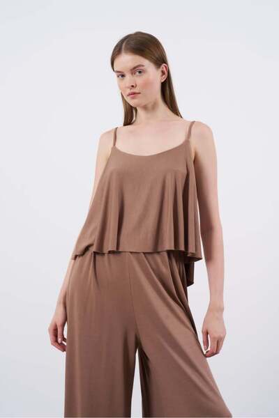 My Blog Barna pántos blúz nadrágkosztüm - 51052