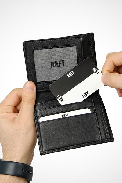 MFT Leather Design 2908 MASTER Γνήσιο Δερμάτινο Μαύρο Πορτοφόλι
